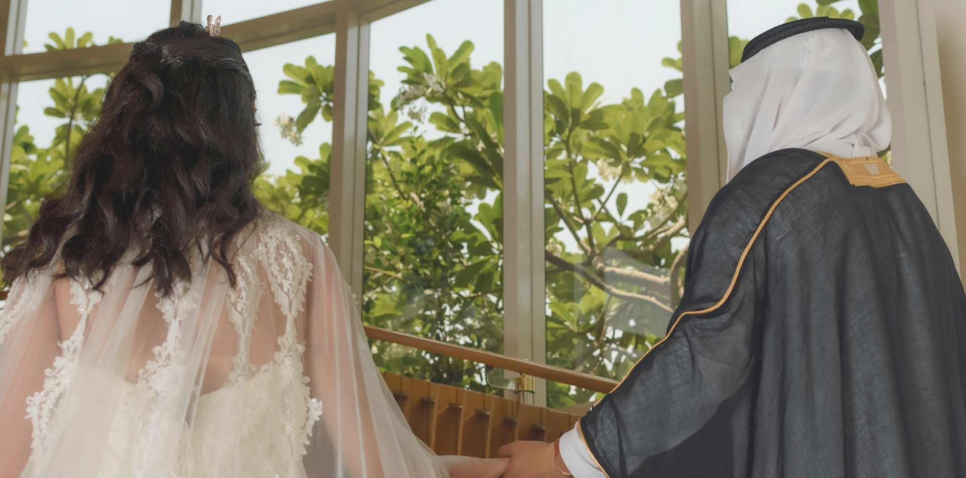 His & her wedding wear